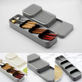 Range-couverts pour tiroir de cuisine, gris ou blanc