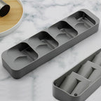Range-couverts pour tiroir de cuisine, gris ou blanc