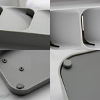 Range-couverts pour tiroir de cuisine, gris ou blanc