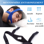 Orthèse de nuit ergonomique, noire ou bleue