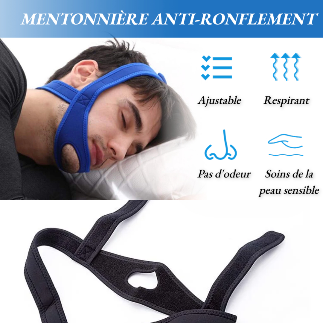 Orthèse de nuit ergonomique, noire ou bleue