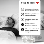 Gouttière de nuit en silicone souple, deux modèles