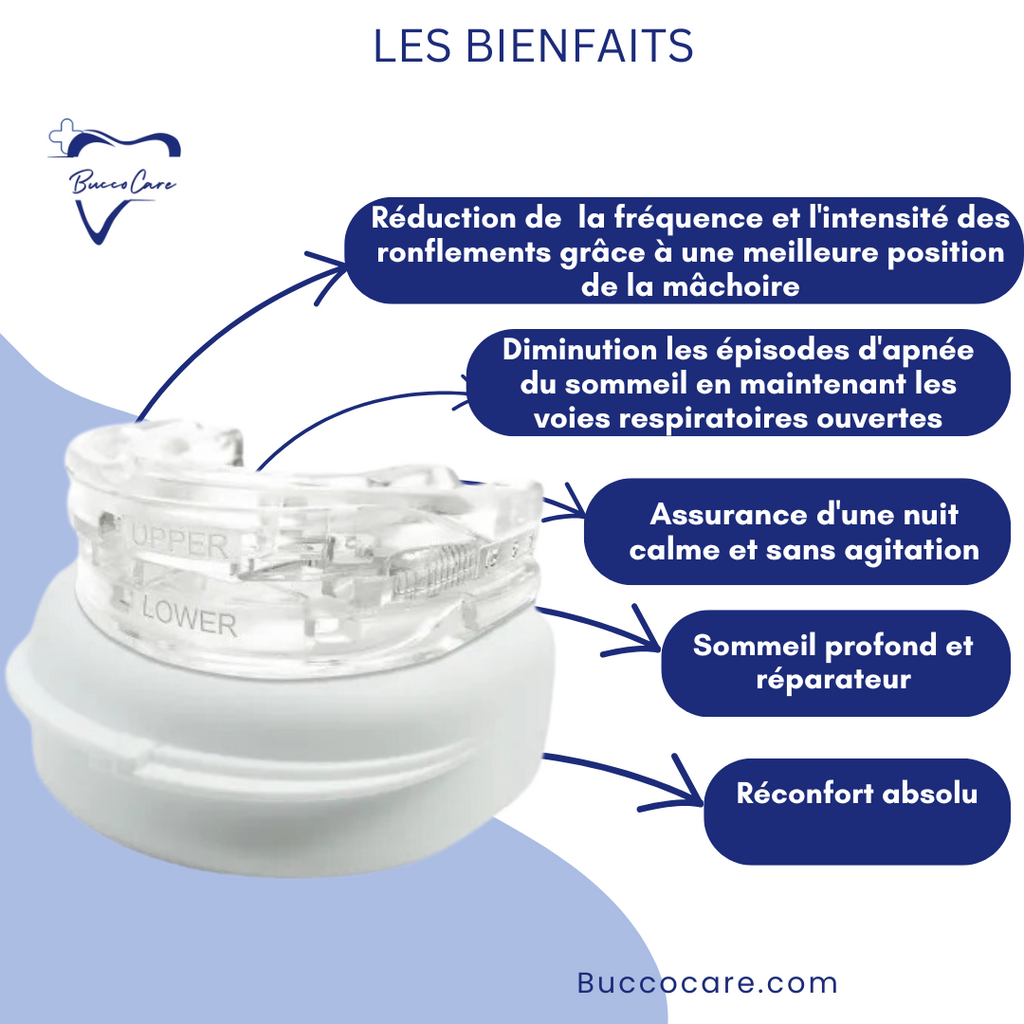 Gouttière de nuit en silicone souple, deux modèles