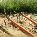 Fourche de jardin en acier, 2, 3 ou 4 dents, manche non inclus