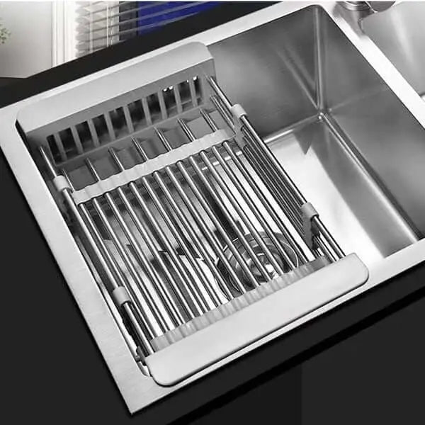 Égouttoir extensible pour évier en acier inoxydable