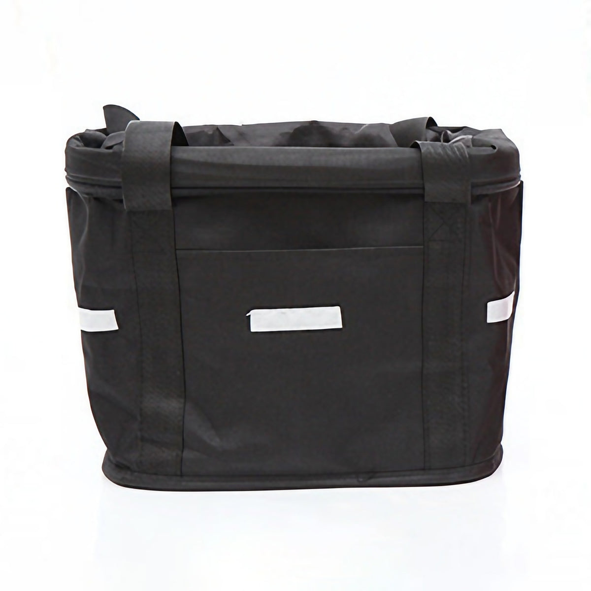 Panier de vélo pour chien à fixer au guidon, pliable, noir ou rouge, noir