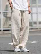 Pantalon ample homme pour l'été, kaki, du XS au 4XL, kaki