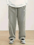 Pantalon ample homme gris, coupe décontractée, du S au 2XL