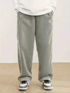 Pantalon ample homme gris, coupe décontractée, du S au 2XL
