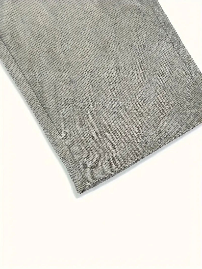 Pantalon ample homme gris, coupe décontractée, du S au 2XL