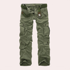 Pantalon cargo homme décontracté, cinq coloris, du XS au 4XL, vert