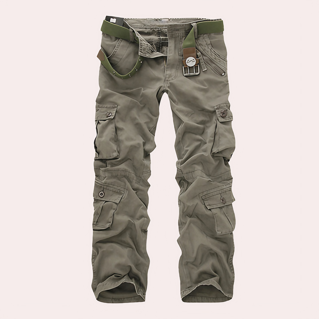 Pantalon cargo homme décontracté, cinq coloris, du XS au 4XL, gris