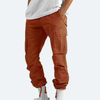 Pantalon cargo homme à poches, six coloris, du S au 5XL