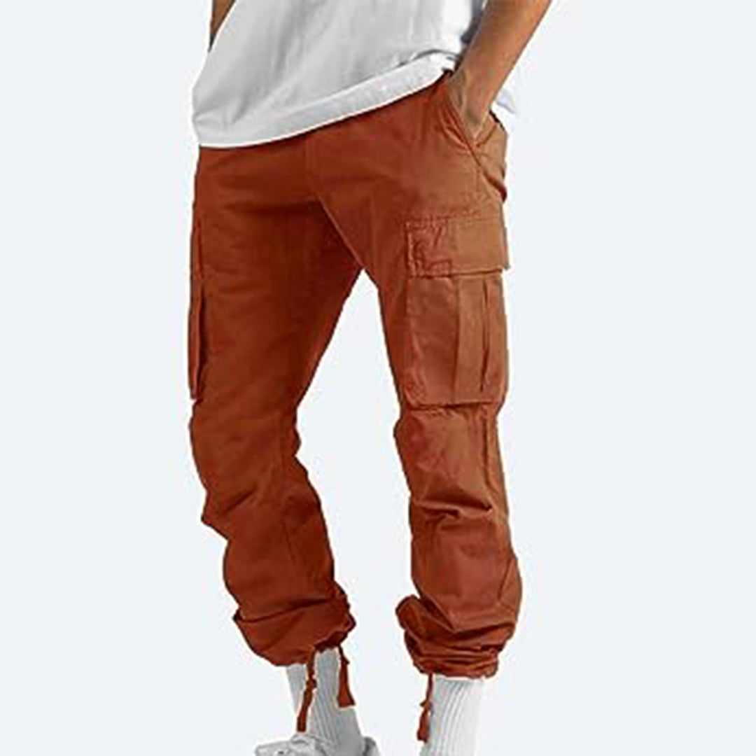 Pantalon cargo homme à poches, six coloris, du S au 5XL