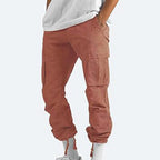 Pantalon cargo homme à poches, six coloris, du S au 5XL