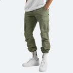 Pantalon cargo homme à poches, six coloris, du S au 5XL