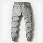 Pantalon cargo homme à braguette zippée, cinq coloris, du 29 au 40, gris