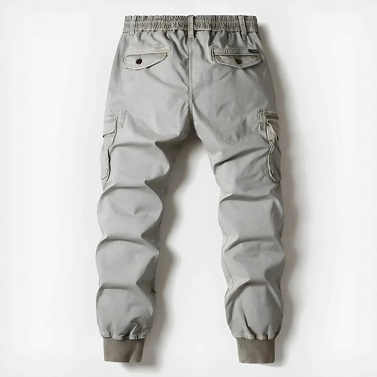 Pantalon cargo homme à braguette zippée, cinq coloris, du 29 au 40, gris