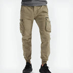 Pantalon cargo homme à braguette zippée, cinq coloris, du 29 au 40