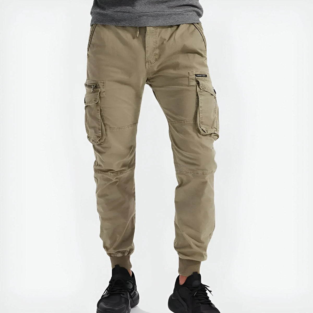 Pantalon cargo homme à braguette zippée, cinq coloris, du 29 au 40