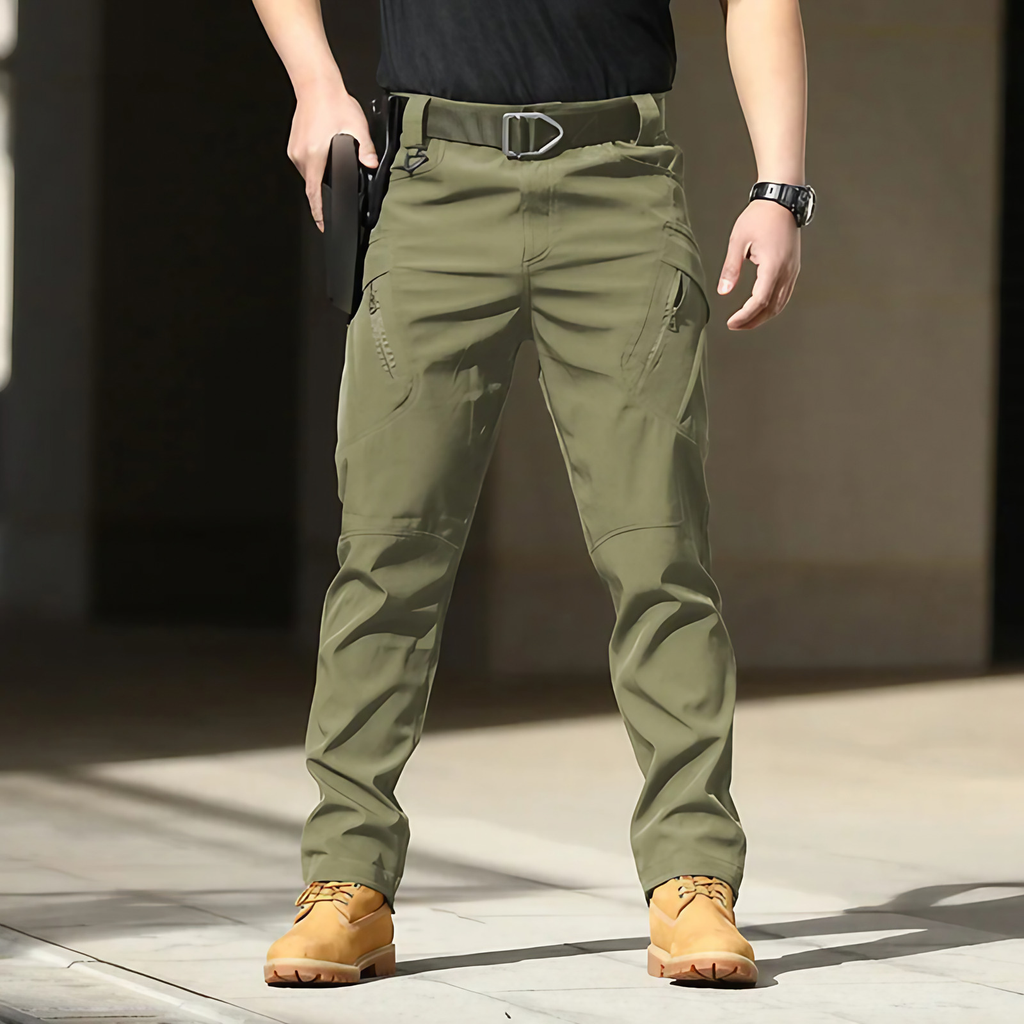 Pantalon cargo homme multipoches, treize coloris, S au 4XL, vert 1