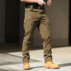Pantalon cargo homme multipoches, treize coloris, S au 4XL, marron 1