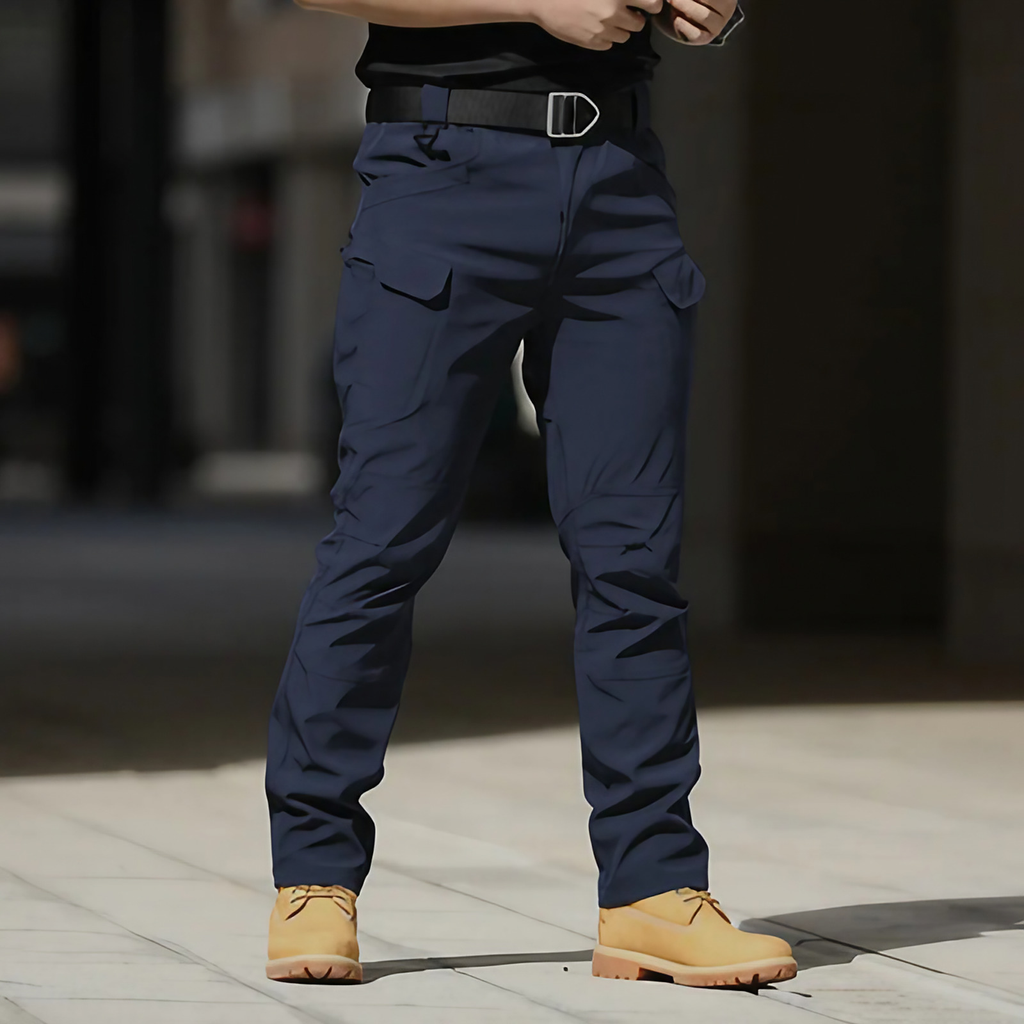 Pantalon cargo homme multipoches, treize coloris, S au 4XL, gris