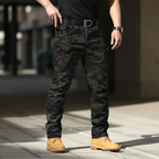 Pantalon cargo homme multipoches, treize coloris, S au 4XL, noir 1