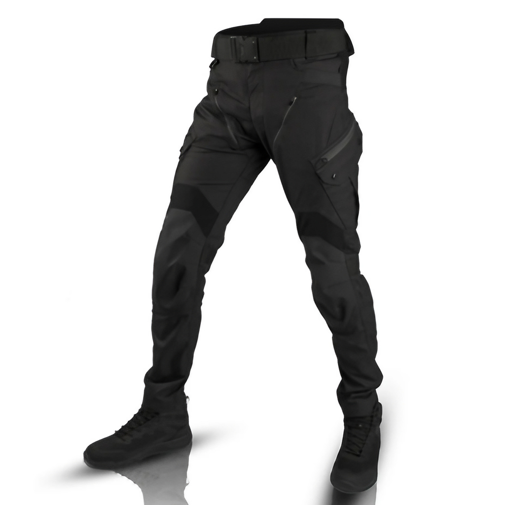 Pantalon cargo homme multipoches, noir, gris ou vert, XS au 4XL, noir