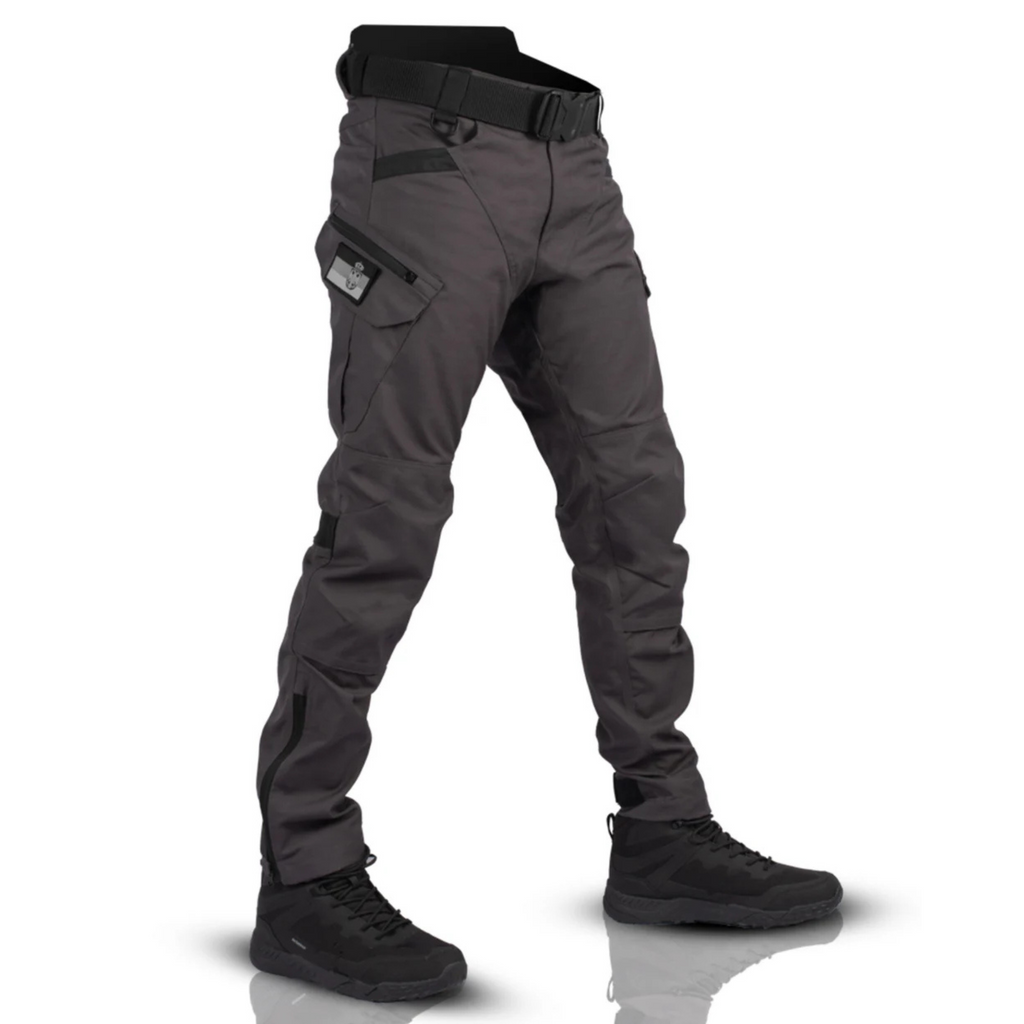Pantalon cargo homme multipoches, noir, gris ou vert, XS au 4XL, gris