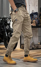 Pantalon cargo stretch homme, avec ou sans poches cargo
