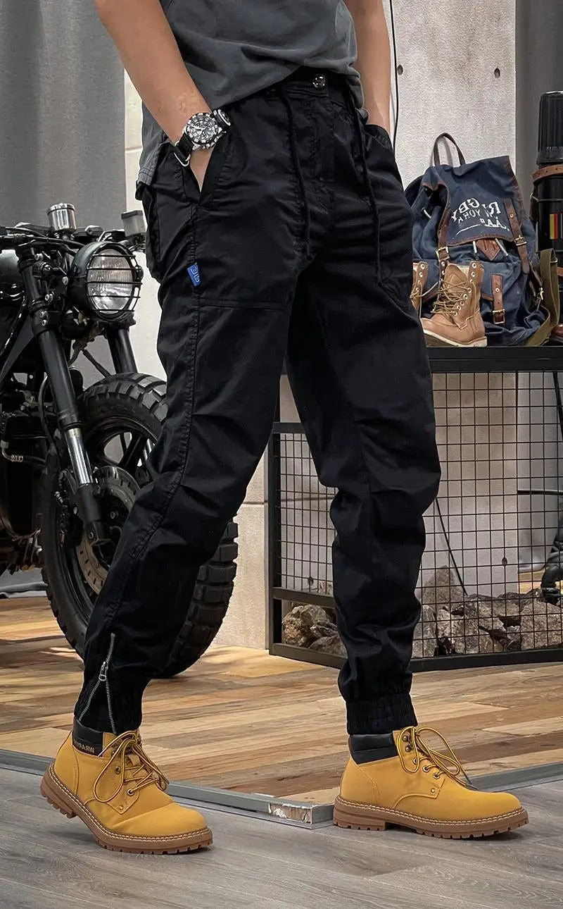 Pantalon cargo stretch homme, avec ou sans poches cargo