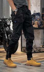Pantalon cargo stretch homme, avec ou sans poches cargo