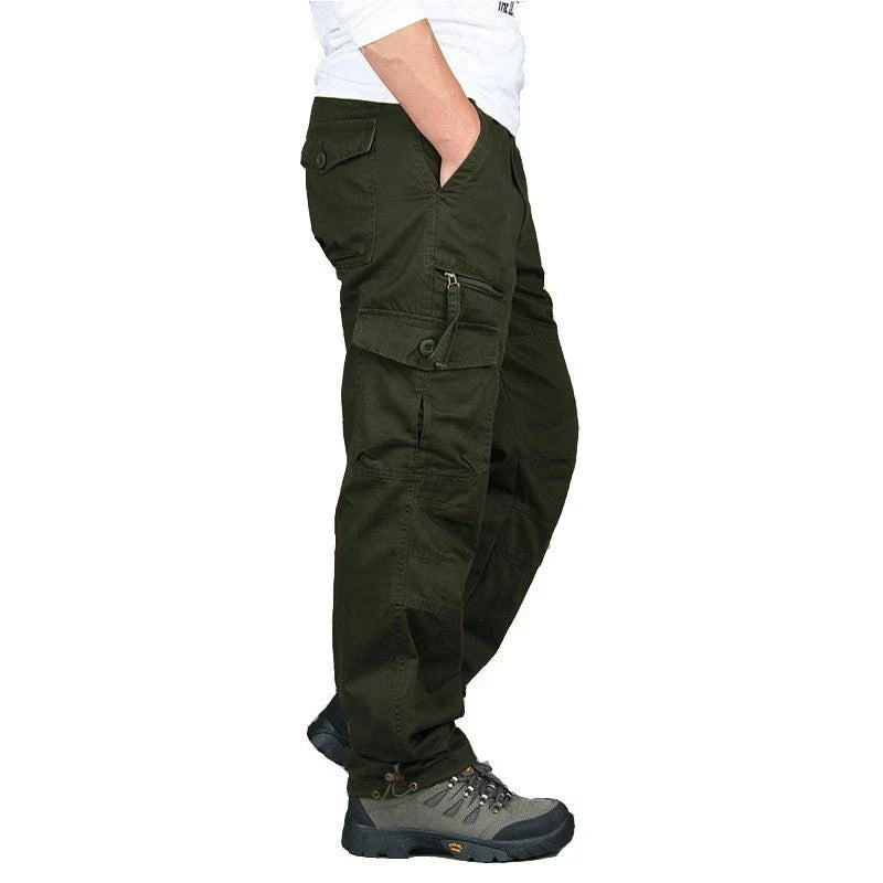 Pantalon cargo homme décontracté, cinq coloris, du S au 3XL