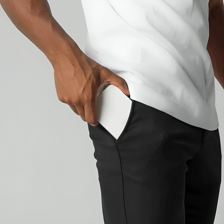 Pantalon chino homme extensible, coupe ajustée, six coloris