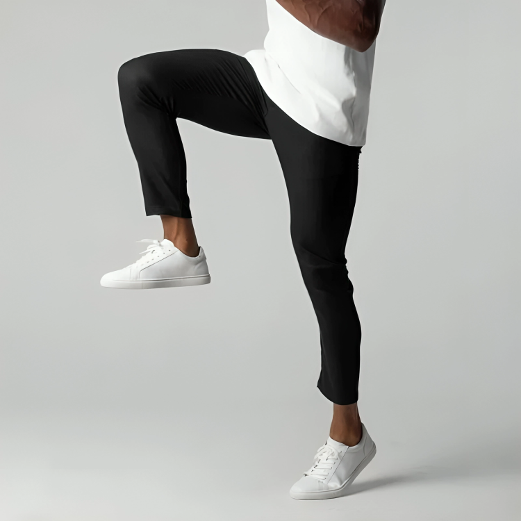 Pantalon chino homme extensible, coupe ajustée, six coloris