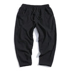 Pantalon court homme léger, cordon de serrage, quatre coloris