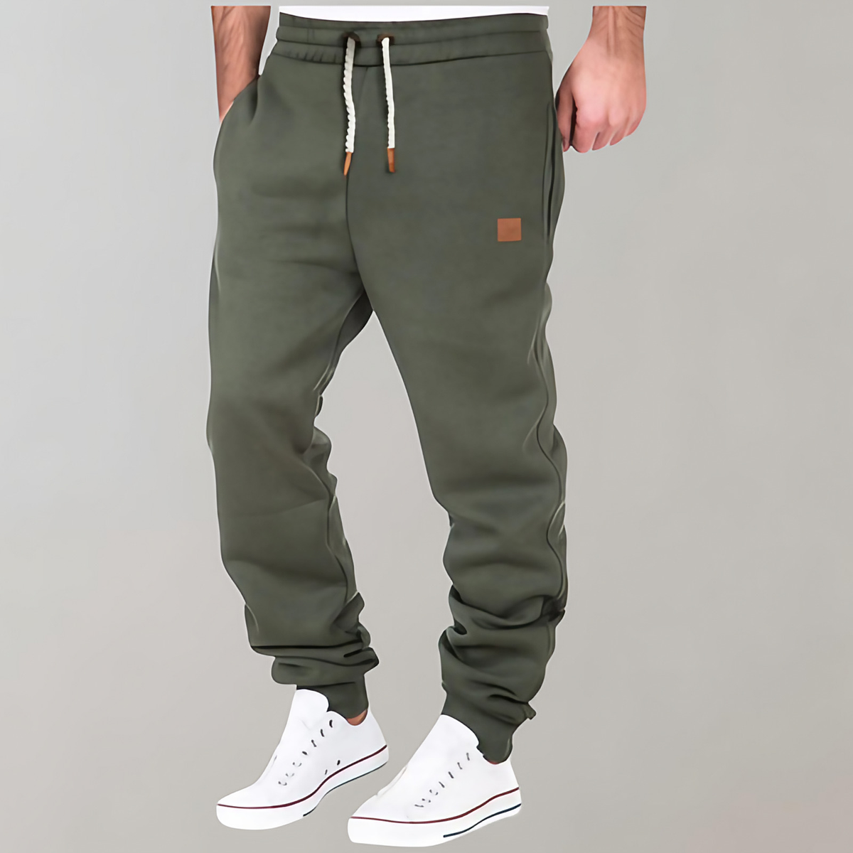Pantalon de jogging homme, cinq coloris, du S au 3XL, vert