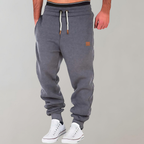 Pantalon de jogging homme, cinq coloris, du S au 3XL, gris foncé