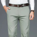 Pantalon homme coupe décontractée, quatre coloris, 32 à 42, vert clair