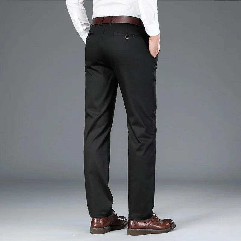 Pantalon homme coupe décontractée, quatre coloris, 32 à 42