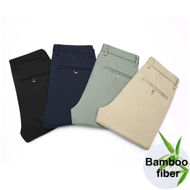 Pantalon homme coupe décontractée, quatre coloris, 32 à 42