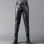 Pantalon noir homme coupe ajustée, tailles 28 à 40, noir