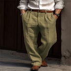 Pantalon léger homme coupe décontractée, du S au 2XL, vert
