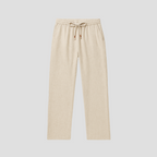 Pantalon d'été homme coupe droite à cordon de serrage