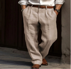 Pantalon d'été homme en tissu léger, du S au 3XL, kaki
