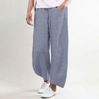 Pantalon d'été femme léger, coupe décontractée, du S au 2XL, gris