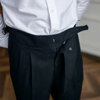Pantalon homme coupe droite, beige, marron ou noir, du S au 2XL, noir