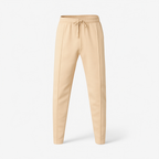 Pantalon homme décontracté à ceinture élastique, neuf coloris, beige