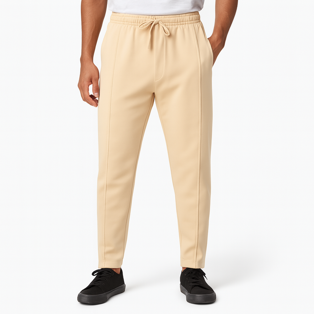Pantalon homme décontracté à ceinture élastique, neuf coloris